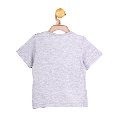 Little Grey Racer Snap-up Tee | Tops & T-Shirts | The nest clothing