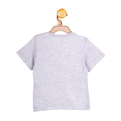 Little Grey Racer Snap-up Tee | Tops & T-Shirts | The nest clothing