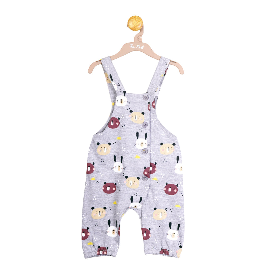 Playful bunny dungaree | Suits & Sets | The nest clothing