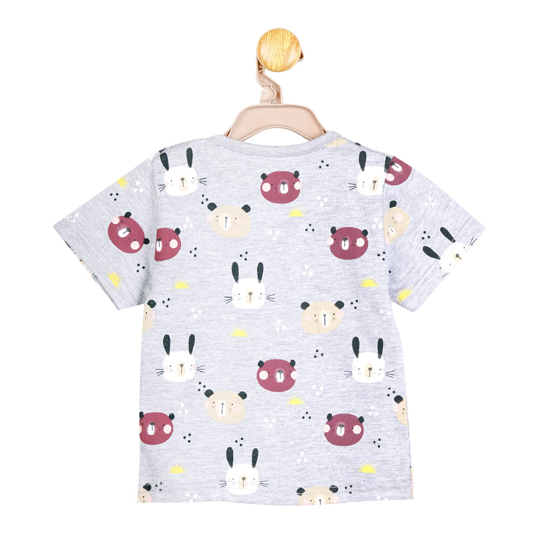 Playful bunny Snap Up Tee | Tops & T-Shirts | The nest clothing