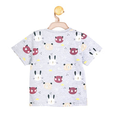 Playful bunny Snap Up Tee | Tops & T-Shirts | The nest clothing