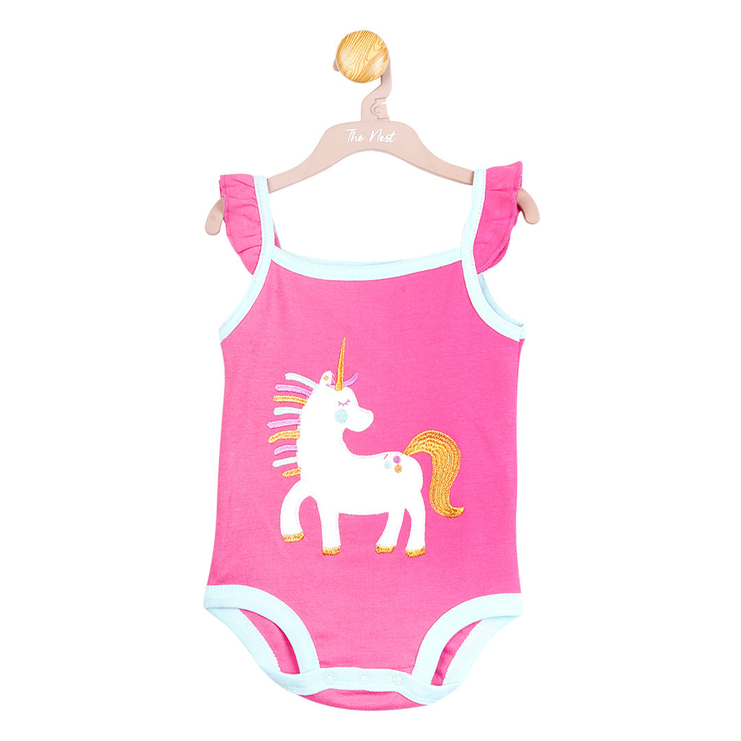 Enchanted Unicorn Ruffle Bodysuit | Suits & Sets | The nest clothing