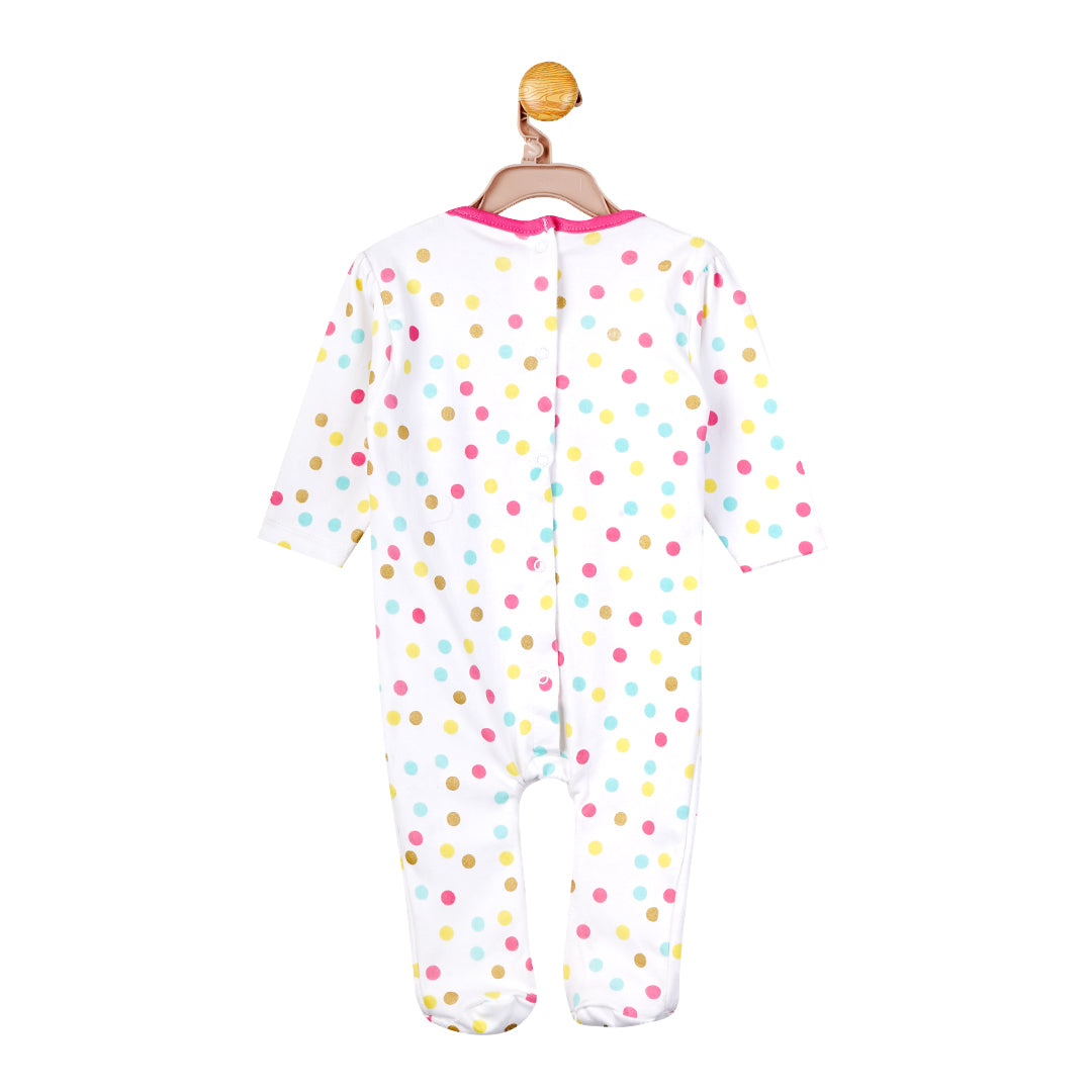 Little Ladybug polka dots footed onsie | Suits & Sets | The nest clothing