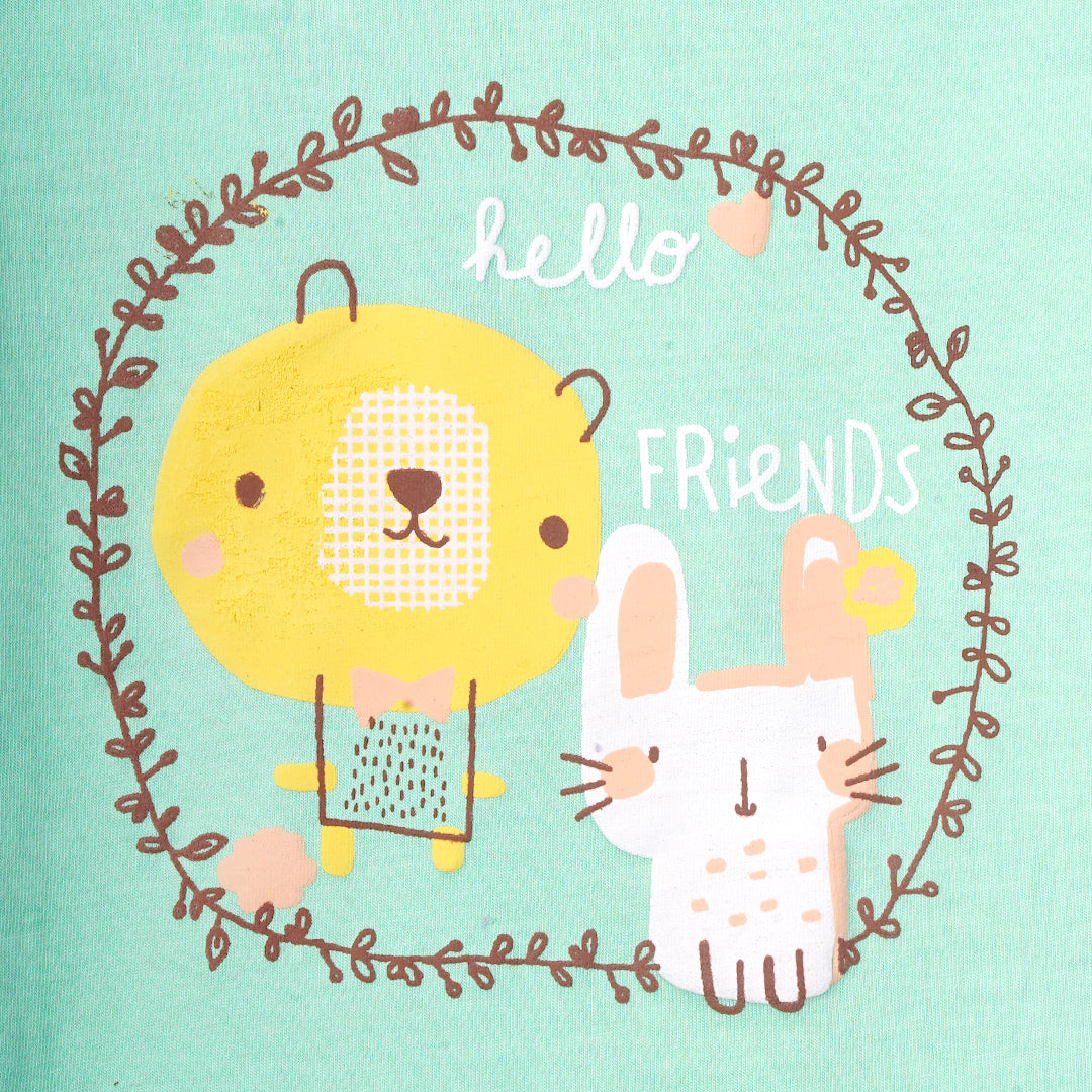 Bear & bunny BFF Snap Up Tee | Tops & T-Shirts | The nest clothing