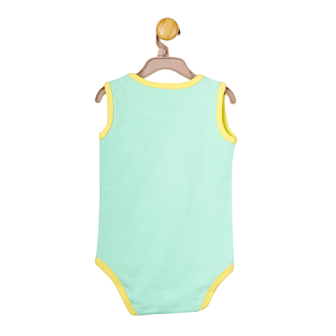 Bunny & Bear's friendship tale bodysuit in Cyan | Suits & Sets | The nest clothing