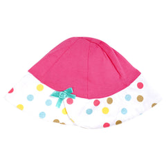 Pretty in Polka baby bonnet/ cap | Socks & Caps | The nest clothing