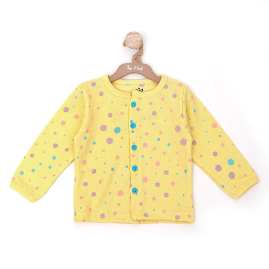 Lemonade Color Polka Dot Sleeping Suit Co-rd sets