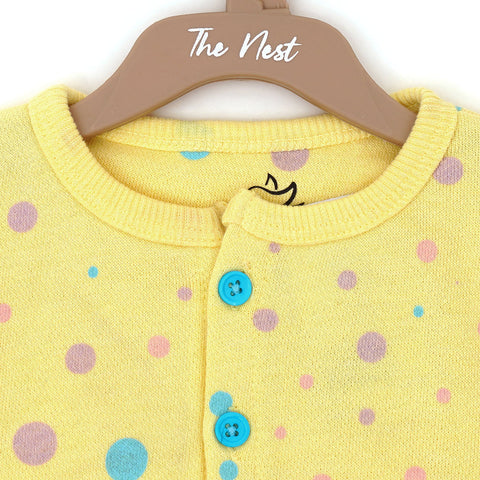 Lemonade Color Polka Dot Sleeping Suit Co-rd sets | Suits & Sets | The nest clothing