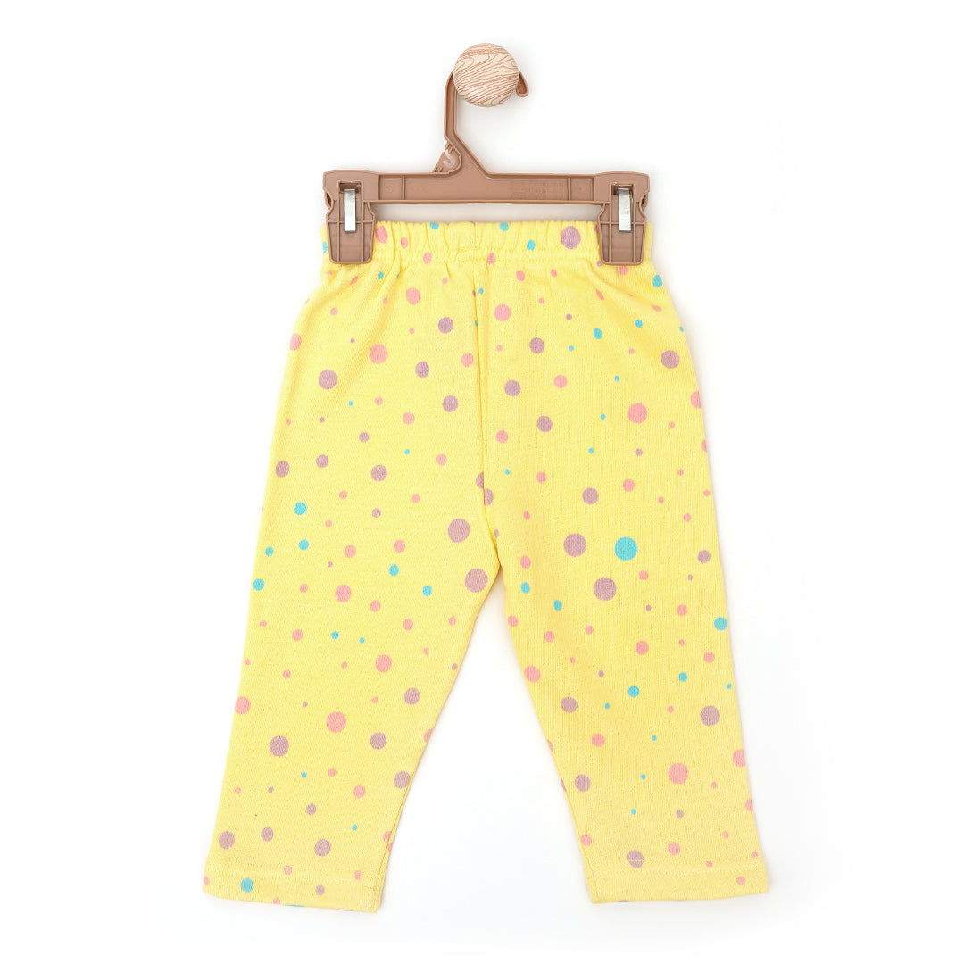 Lemonade Color Polka Dot Sleeping Suit Co-rd sets | Suits & Sets | The nest clothing