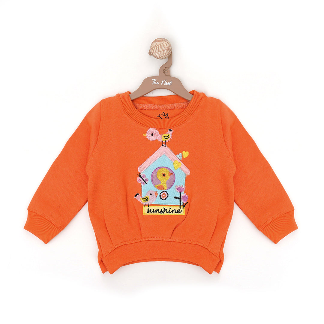 Bird house Orange Sweatshirt | Hoodies, Jacket & Sweatshirts | The nest clothing