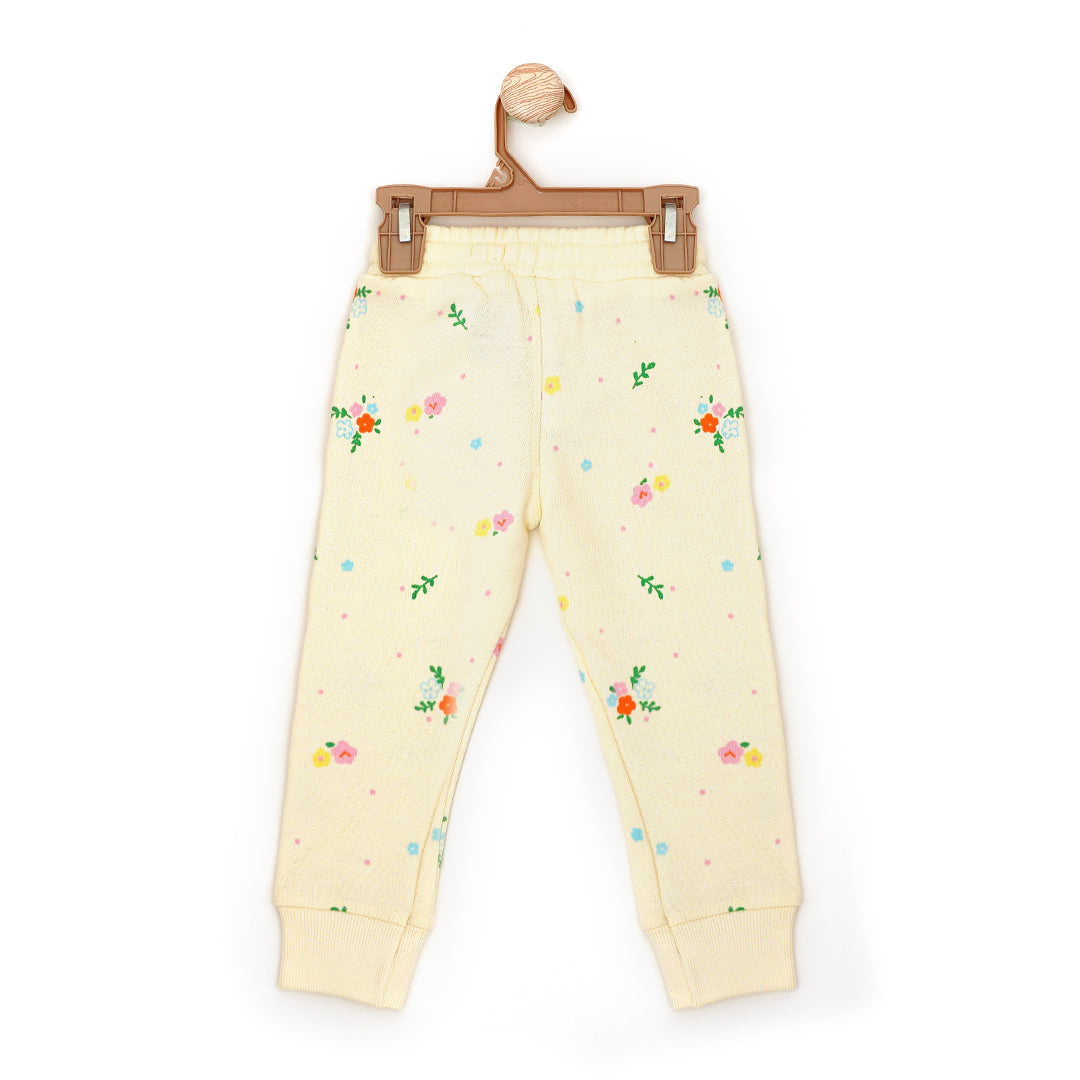 Cream Color Full-Length Trousers | Pyjamas | The nest clothing