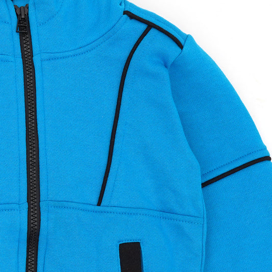 Blue Color Double Pocket Jacket | Hoodies & Sweatshirts | The nest clothing