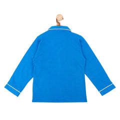 Royal Blue All Over Print Sleeping Suit Co-rd sets | Sets & Suits | The nest clothing