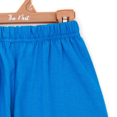 Royal Blue All Over Print Sleeping Suit Co-rd sets | Sets & Suits | The nest clothing