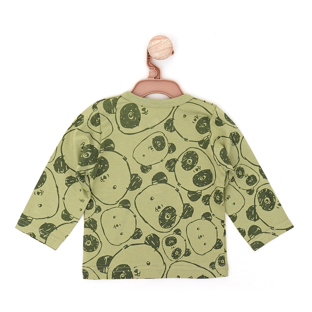 Olive Green Baby Shirt | Tops & T-Shirts | The nest clothing