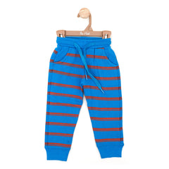 Red-Lined Blue Baby Trousers | Pyjamas | The nest clothing