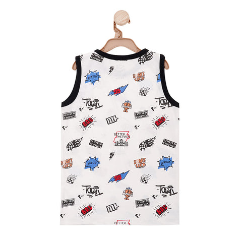 Turbocharge Sleeveless T-shirt | T-Shirts | The nest clothing