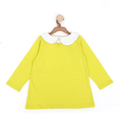 Colorful Collar Charm Tee | T-Shirts | The nest clothing