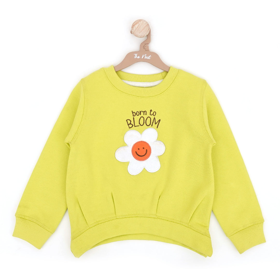 Ruffle Charm Baby Sweatshirt