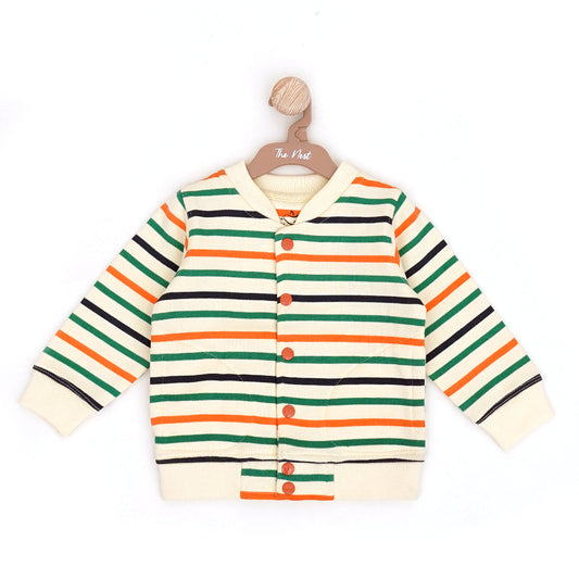 Robot Colorful Stripey Jacket | Jackets | The nest clothing