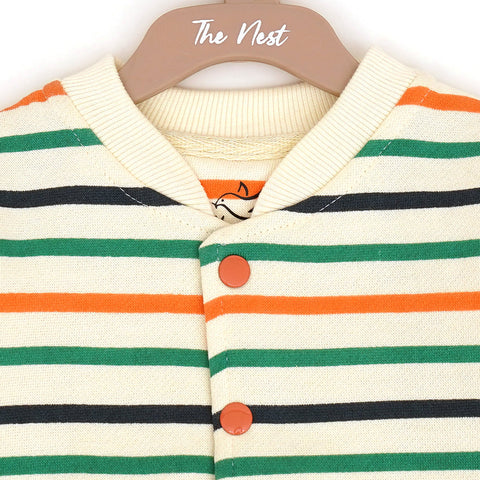 Robot Colorful Stripey Jacket | Jackets | The nest clothing