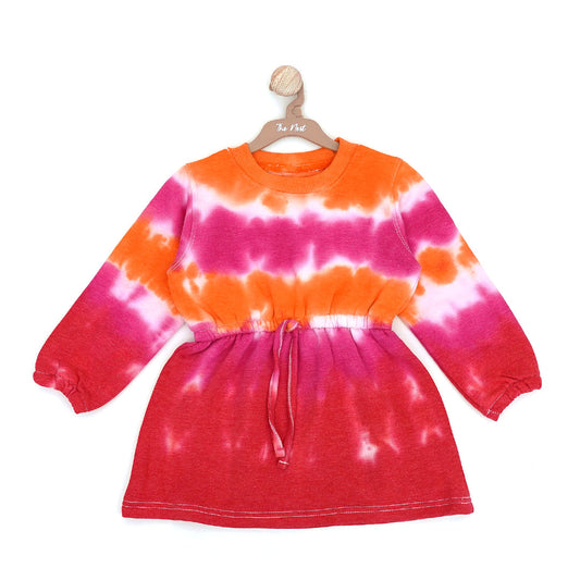 Little Angel Tie Dye Bliss | Frocks & Dress | The nest clothing