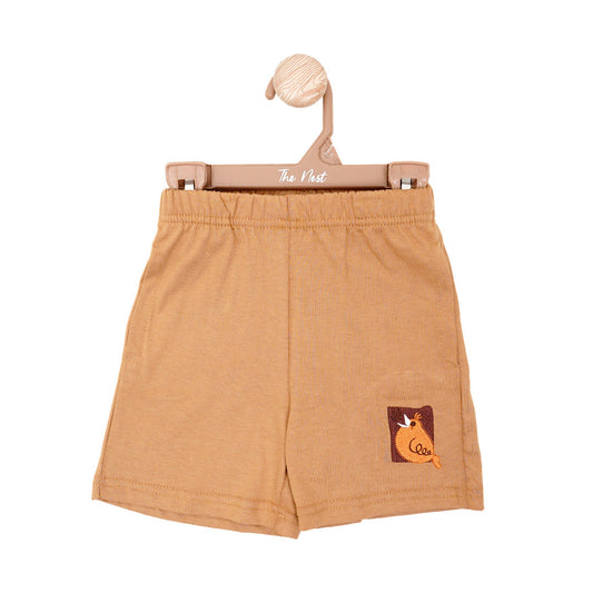 Sand Brown Baby Shorts