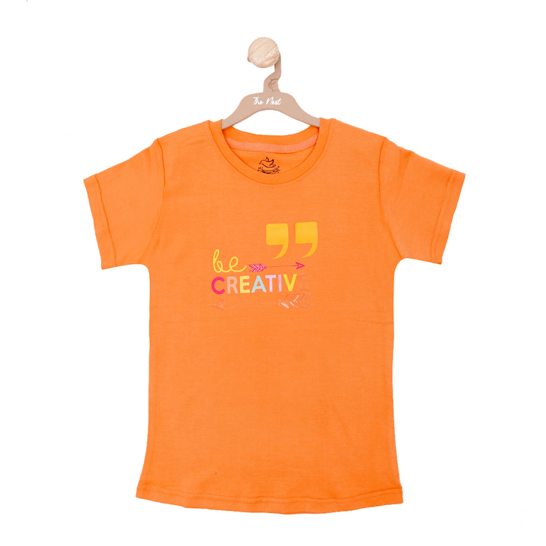 Girls, Crew Neck T-Shirt | Tops & T-Shirts | The nest clothing