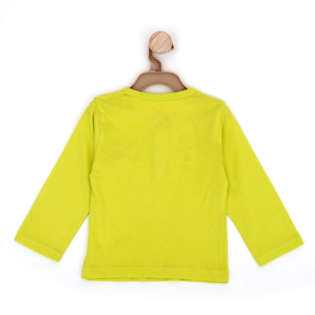 Lime Henley Baby Shirt | Tops & T-Shirts | The nest clothing