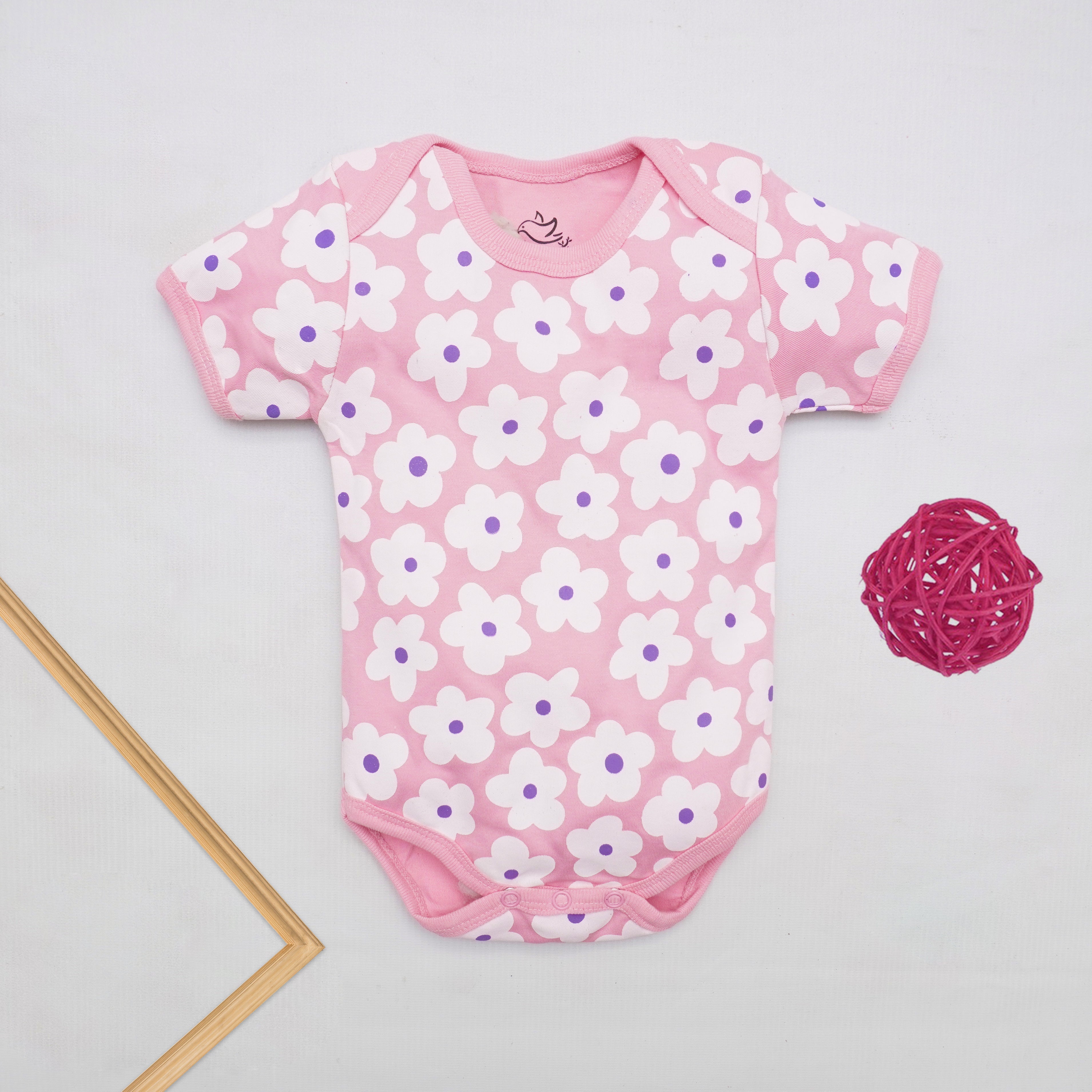 MILKY FLORA SHORT SLEEVE BODYSUIT | Suits & Sets | The nest clothing