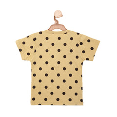 Polka-Dot Henley Baby T-Shirt | Tops & T-Shirts | The nest clothing