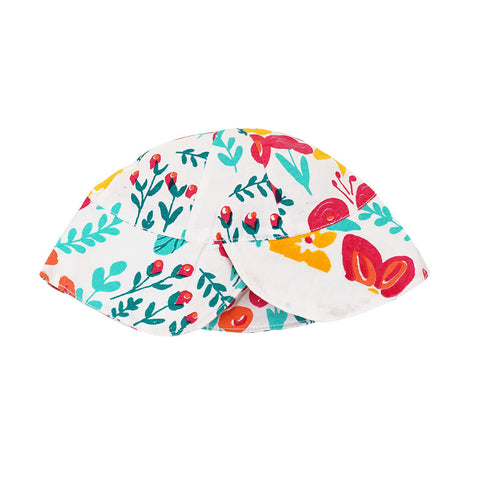 Flora and Fauna White Cap | Socks & Caps | The nest clothing