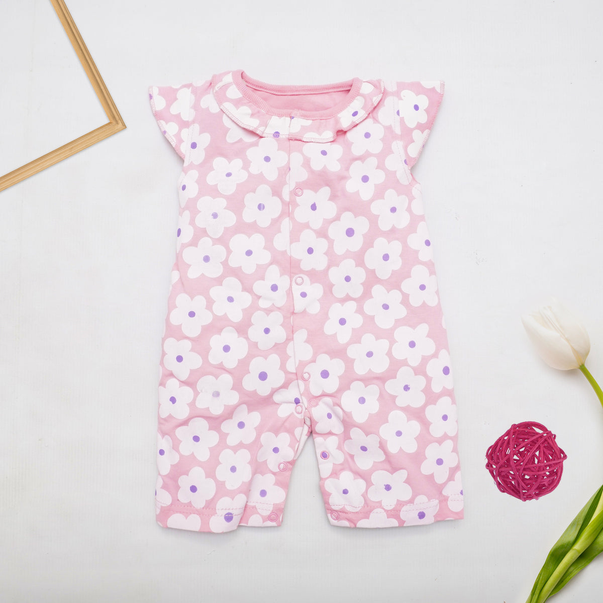 MILKY FLORA ROMPER Frill | Pants - Leggings - Shorts & Capri | The nest clothing