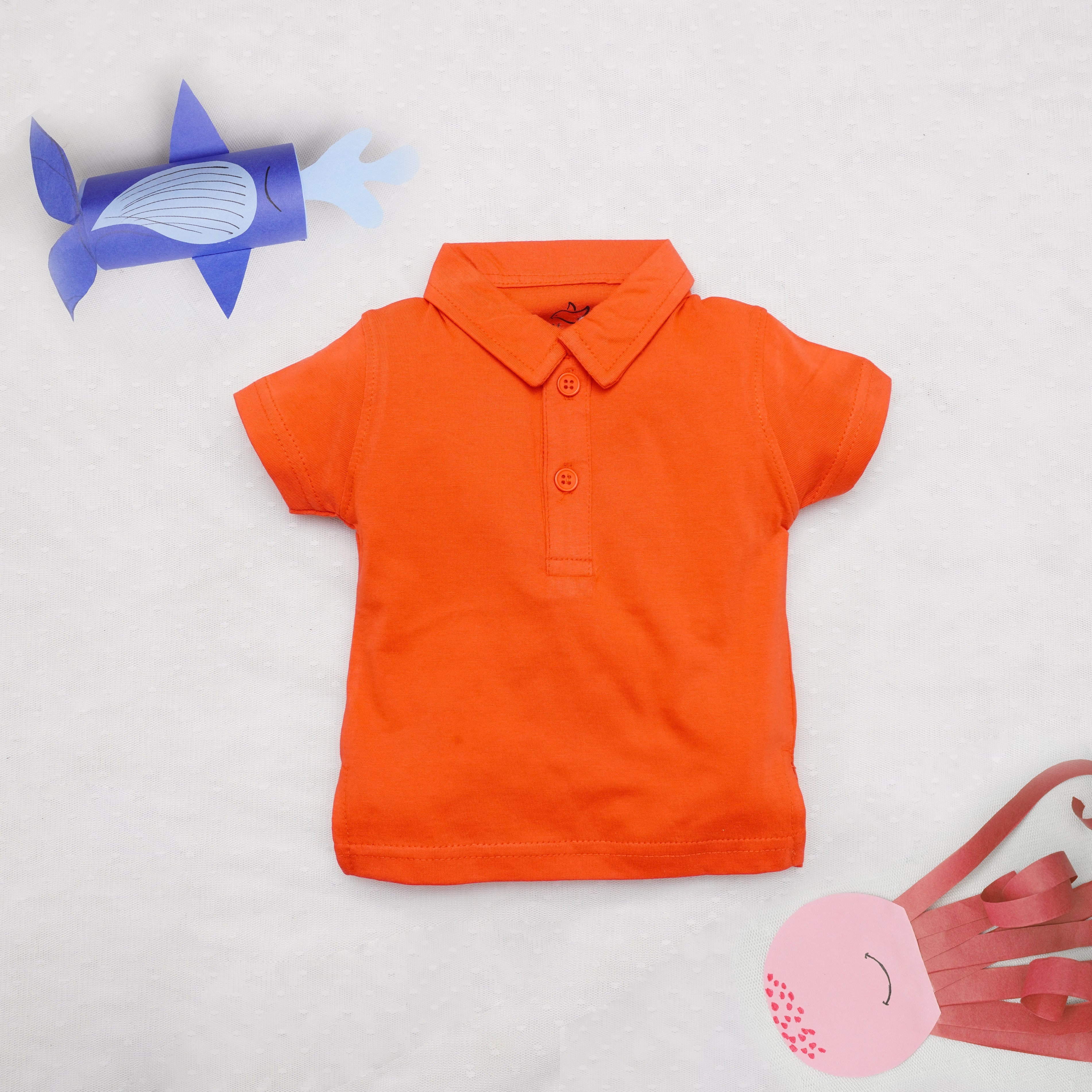 Tangerine dream Polo | Tops & T-Shirts | The nest clothing