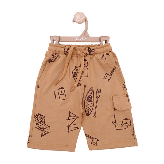 Lantern Stories Brown Shorts