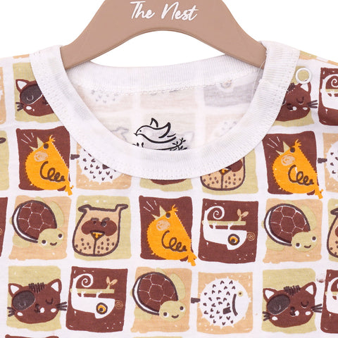 Safari Snuggle Graphic Baby Tee | Tops & T-Shirts | The nest clothing