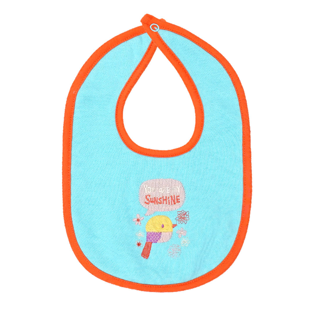 Bird House Blue Birdie Bib | Bibs & Towels | The nest clothing