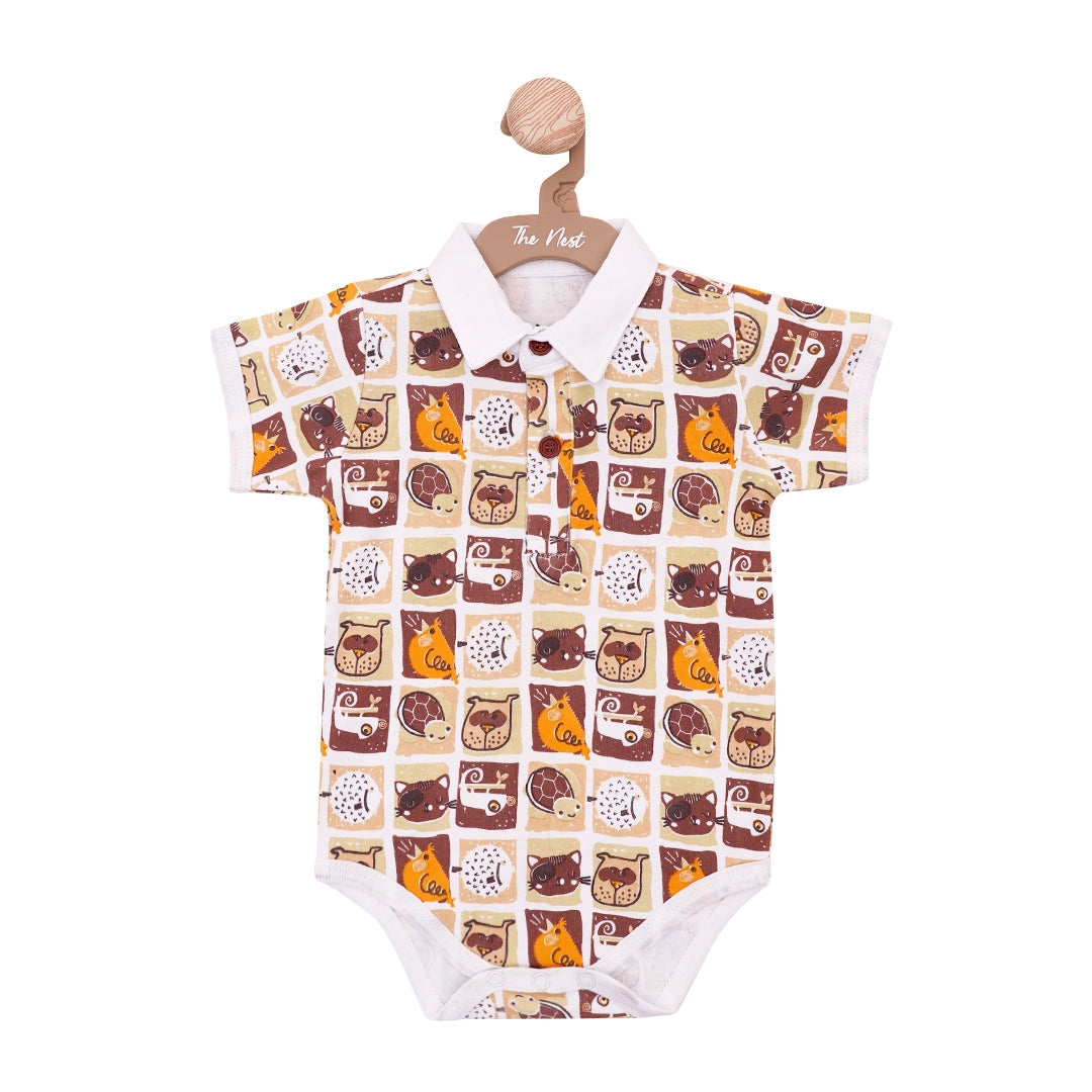 Safari Snuggle Baby Bodysuit | Suits & Sets | The nest clothing