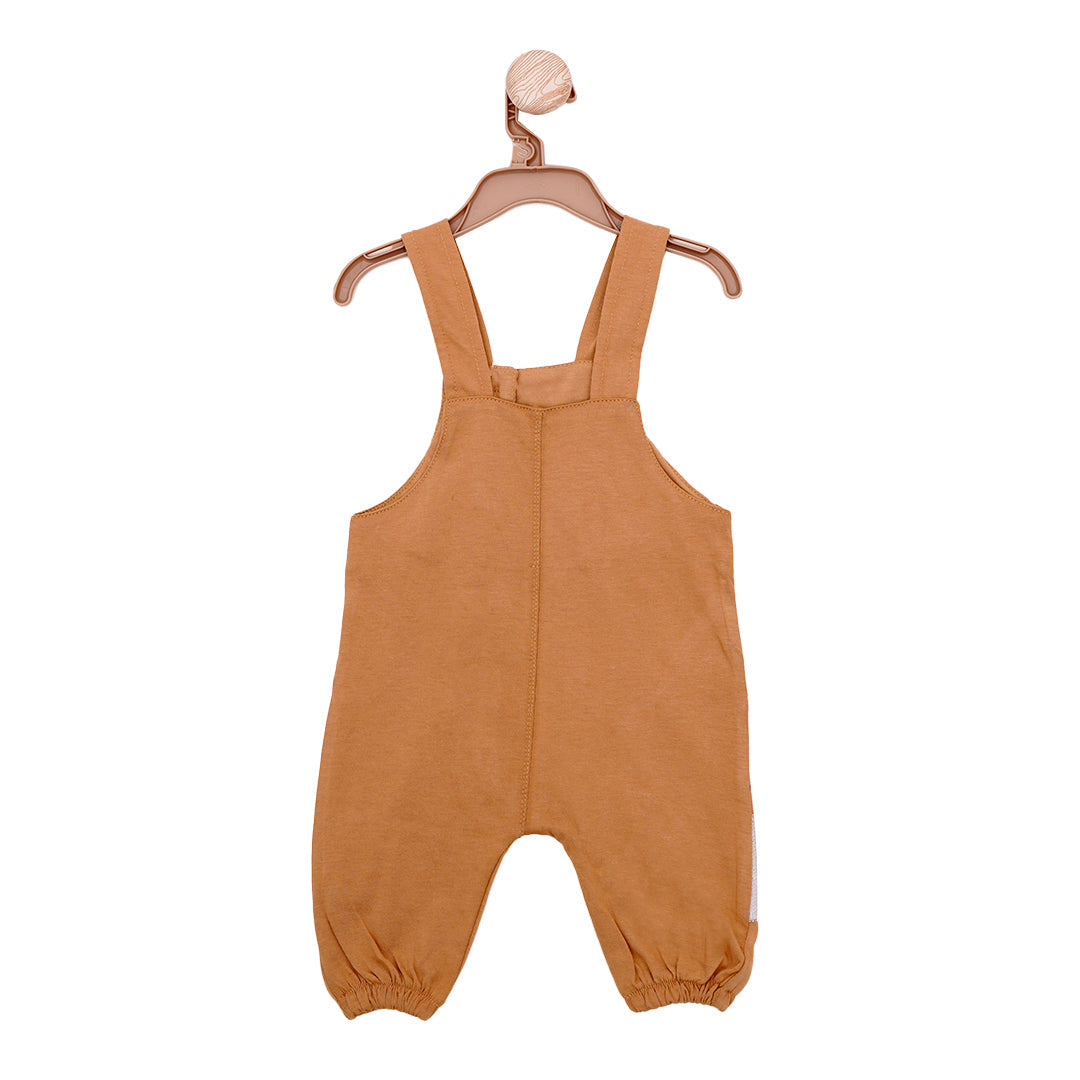 Paw-Print Baby Cross Button Dungaree | Suits & Sets | The nest clothing