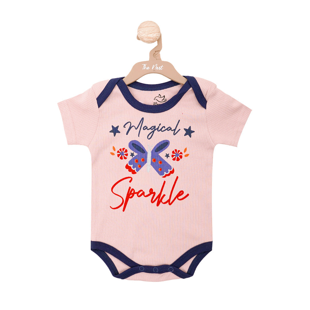 Sepia Petal Heaven Baby Bodysuit | Suits & Sets | The nest clothing