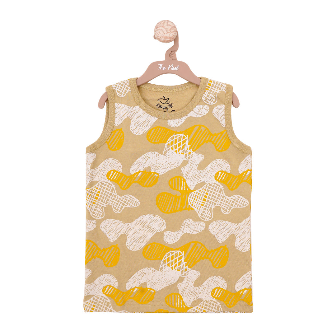 Doodle Fun Sleeveless T-shirt | T-Shirts | The nest clothing