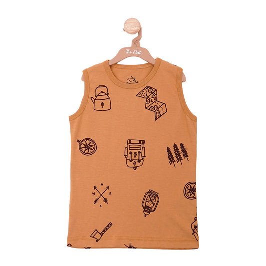 Lantern Stories Sleeveless T-shirt | T-Shirts | The nest clothing