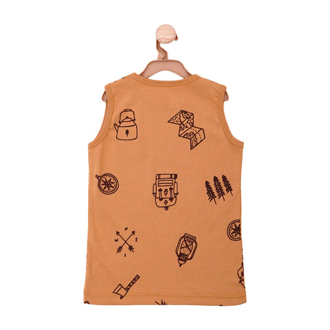 Lantern Stories Sleeveless T-shirt | T-Shirts | The nest clothing