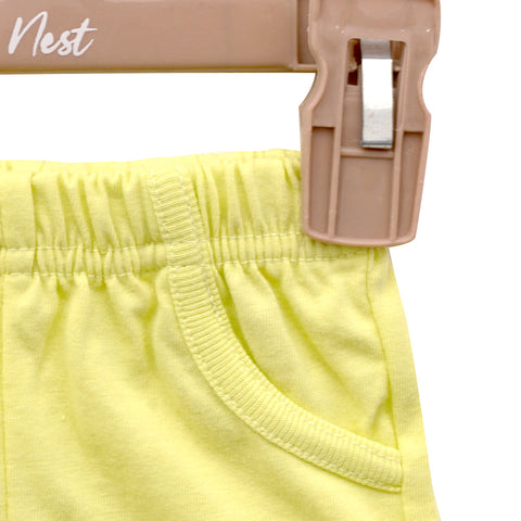 Pastel yellow shorts | Pants - Leggings - Shorts & Capri | The nest clothing