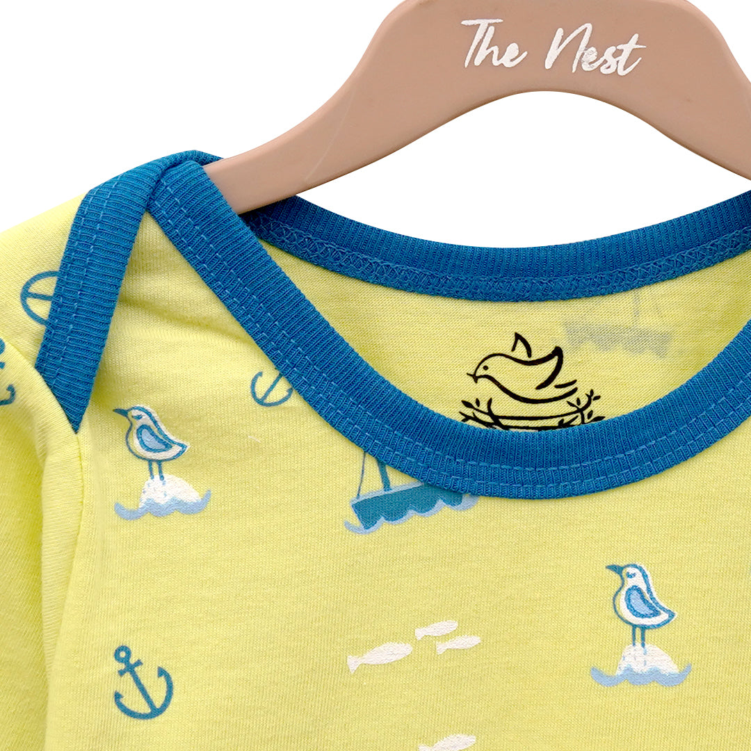 LITTLE SAILOR LONG SLEEVE BODYSUIT | Suits & Sets | The nest clothing