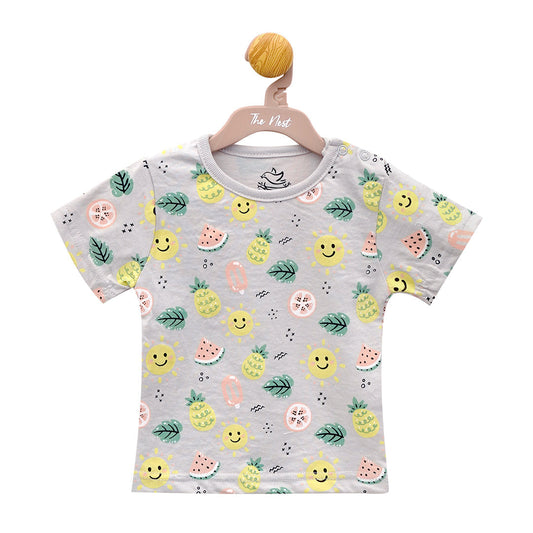 Tropical Smiley Tee | Tops & T-Shirts | The nest clothing