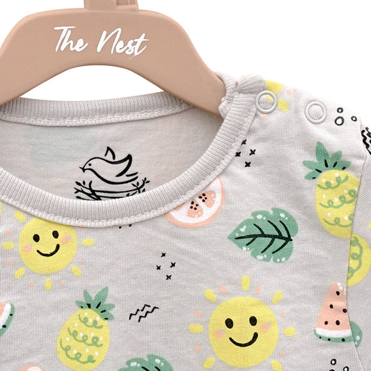 Tropical Smiley Tee | Tops & T-Shirts | The nest clothing