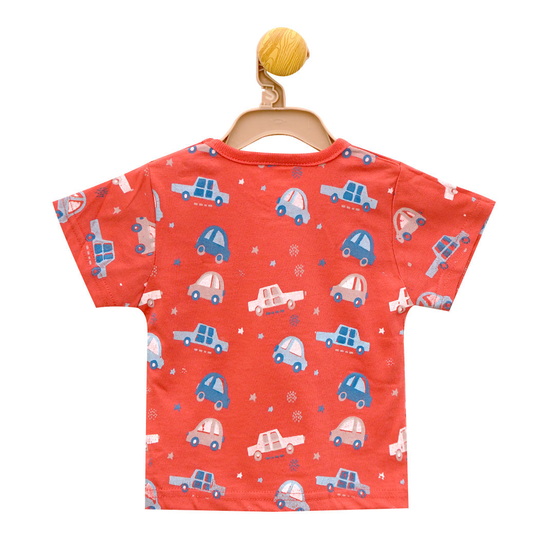 Sporty Red Tee | Tops & T-Shirts | The nest clothing