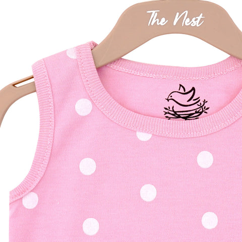 Pink Polka Bodysuit | Suits & Sets | The nest clothing