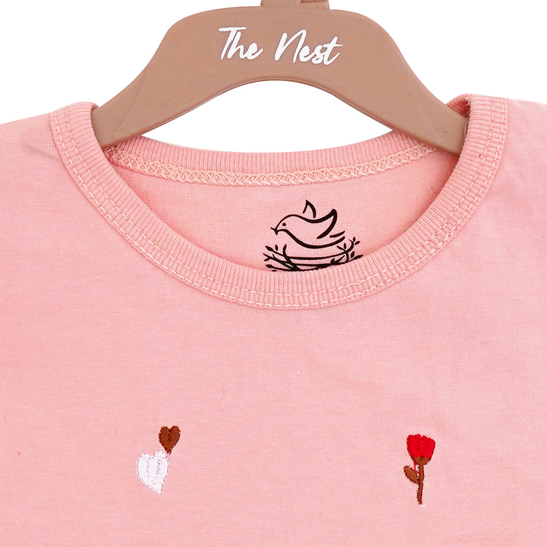 Floral Crew Neck Top | T-Shirts | The nest clothing